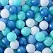 STARBOLO Ball Pit Balls for Kids Plastic Play Balls Blue Balls for Ball Pits Baby Pool Water Toys for Baby Toddlers Boys Phthalate Free BPA Free 100pcs with Storage Bag - Image 4