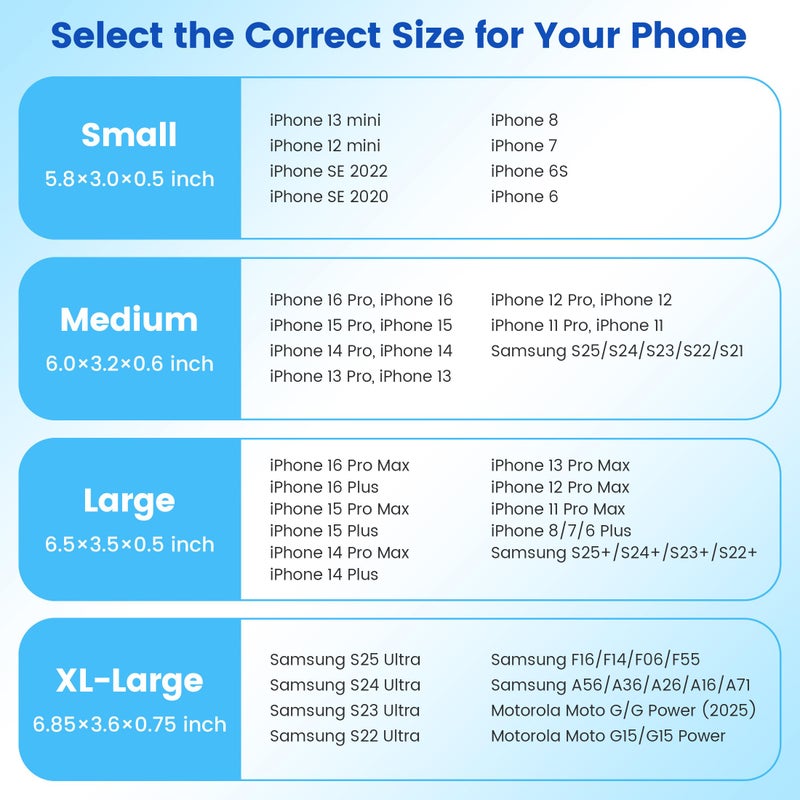 Mopaclle Phone Holster for iPhone 17 Pro Max, 17 Air, iPhone 16 Pro Max,15 Pro Max 15 Plus,14 Pro Max 13 Pro Max, 12 Pro Max,Premium Cell Phone Belt Holder for Men with Belt Clip ID Card Holder Pouch - Image 2