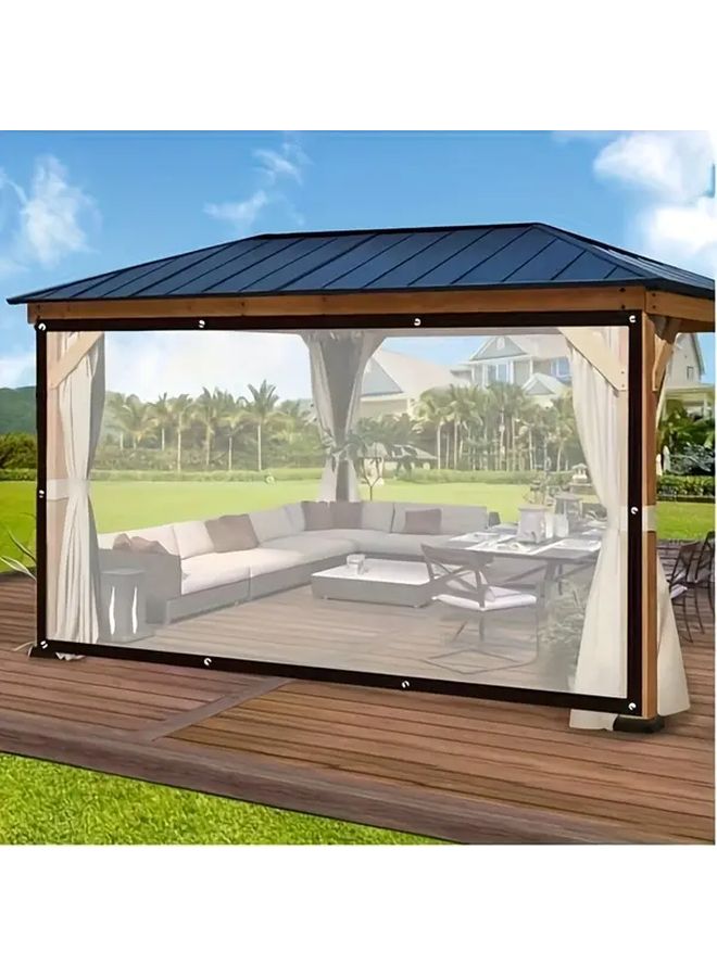 Heavy Duty PE Waterproof Tarpaulin 78.74x118.11 Inch UV Resistant Tearproof with Metal Grommets - Image 3