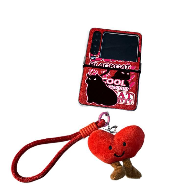 Protective Case, Shockproof Cover for Samsung Galaxy Z Flip 7, Drop Protection, Red - Image 2