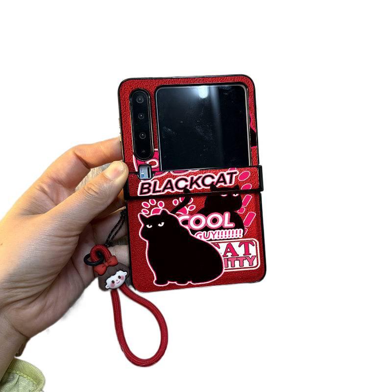 Protective Case, Shockproof Cover for Samsung Galaxy Z Flip 7, Drop Protection, Red - Image 4