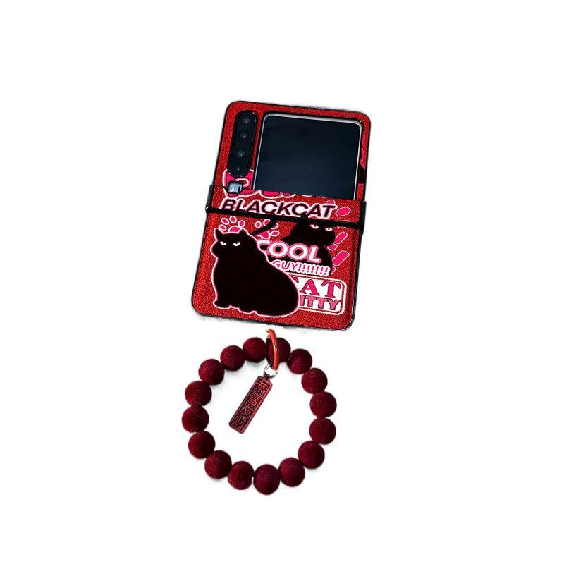 Protective Case, Shockproof Cover for Samsung Galaxy Z Flip 7, Drop Protection, Red - Image 5