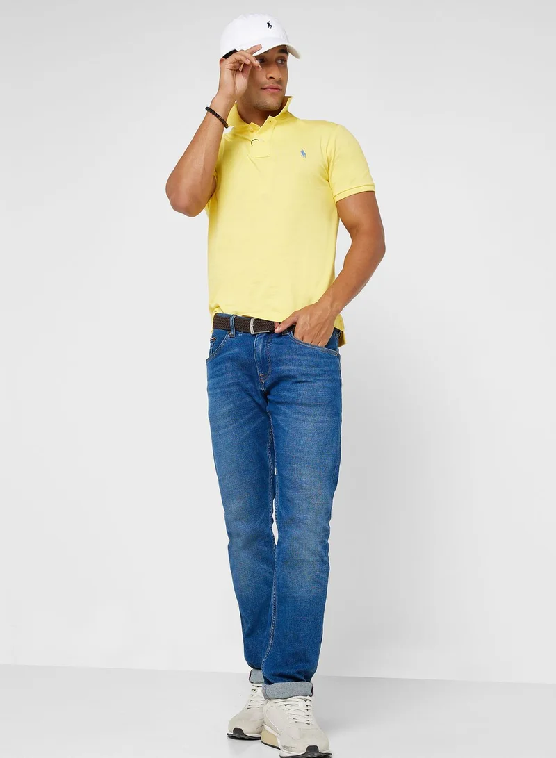 POLO RALPH LAUREN Slim Fit Mesh Polo Shirt