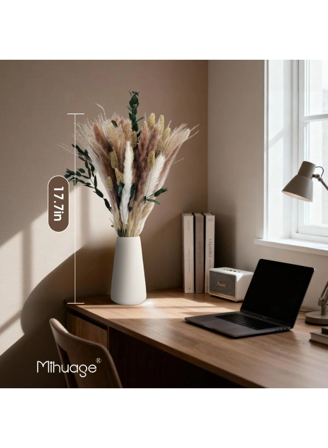 Dried Flower Boho Bouquet – Exquisite Pampas Grass Bunny Tail and Eucalyptus for Home Decor Arrangements, Boho Decor – Rustic Flowers for Your Bohemian Home, Bedroom, and Wedding Table Décor - Image 3