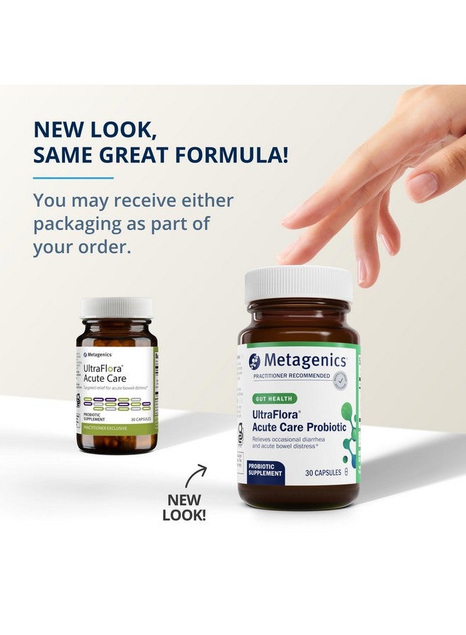 ميتاجينكس ميتاجينيكس ألترا فلورا للعناية الحادة - لعلاج اضطرابات الأمعاء الحادة* - يدعم صحة المناعة والجهاز الهضمي* - بيفيدوباكتيريوم، لاكتوباسيلوس، وبولاردي بروبيوتيك - غير معدل وراثيًا ومناسب للنباتيين - 30 كبسولة - Image 2