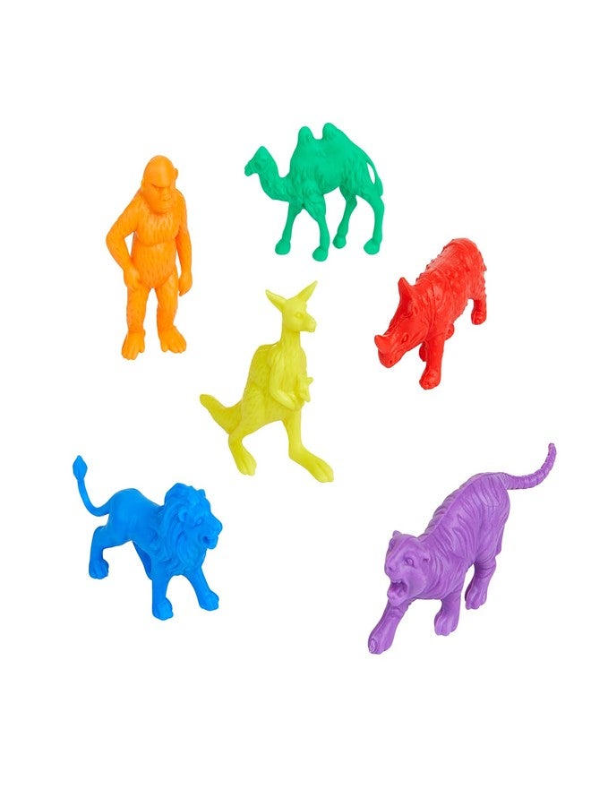 Excellerations Math Manipulatives Set of 120 Jungle Animal Counters 1.5 inches -2 inches, STEM Educational Toy for Mathematics, Preschool - Image 3