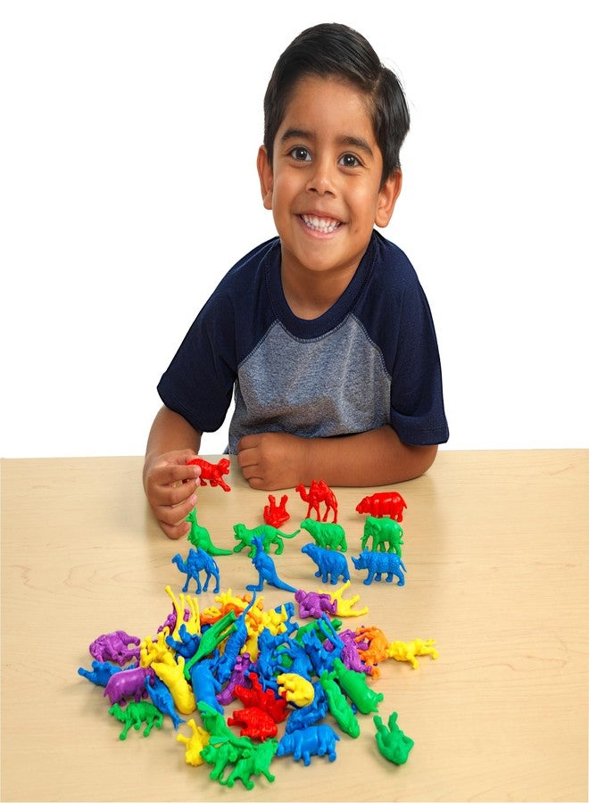 Excellerations Math Manipulatives Set of 120 Jungle Animal Counters 1.5 inches -2 inches, STEM Educational Toy for Mathematics, Preschool - Image 4
