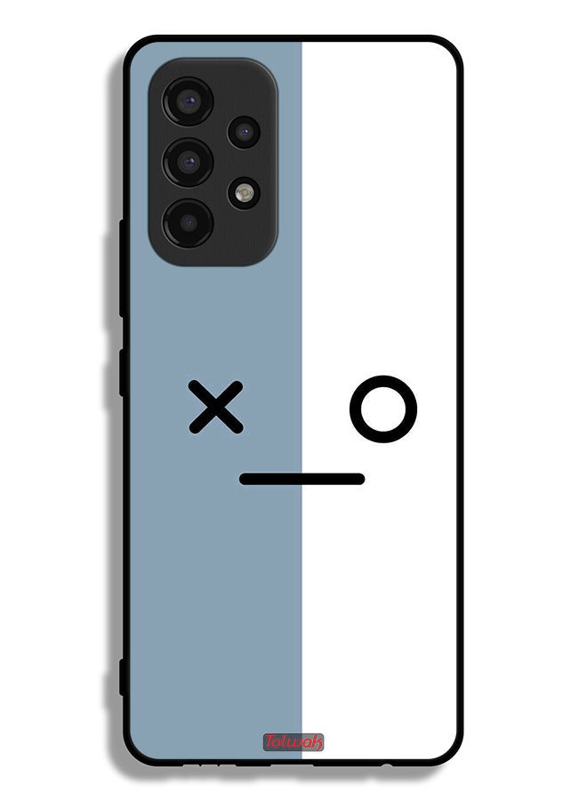 Tolwak Samsung Galaxy A53 5G Protective Case Cover Face Icons - Image 1