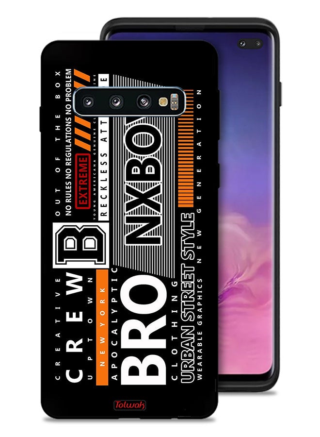 Tolwak Samsung Galaxy S10 Plus Protective Case Cover Urban Street Style - Image 1