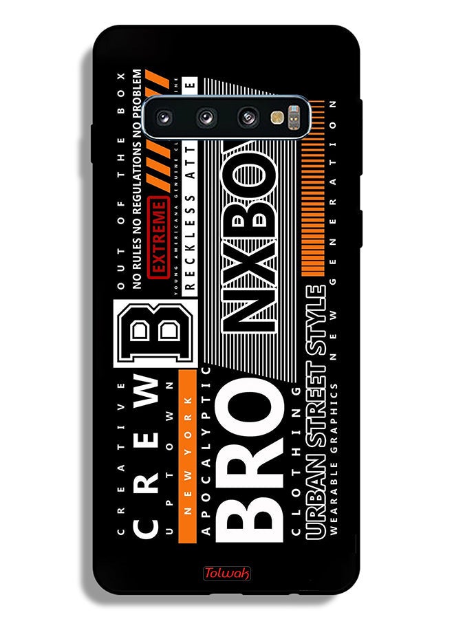 Tolwak Samsung Galaxy S10 Plus Protective Case Cover Urban Street Style - Image 2