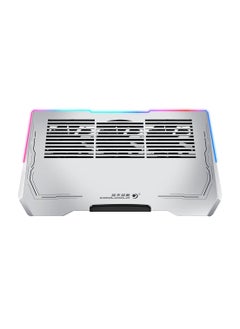 بورودو مروحة تبريد لوحدة التحكم والكمبيوتر المحمول RGB - فضي  - Image 4