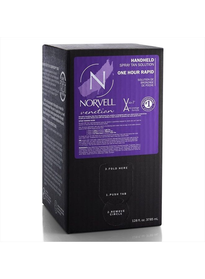 norvell Premium Professional Sunless Tanning Spray Tan Solution - Venetian One, 1 Gallon/128 fl.oz. - Image 1