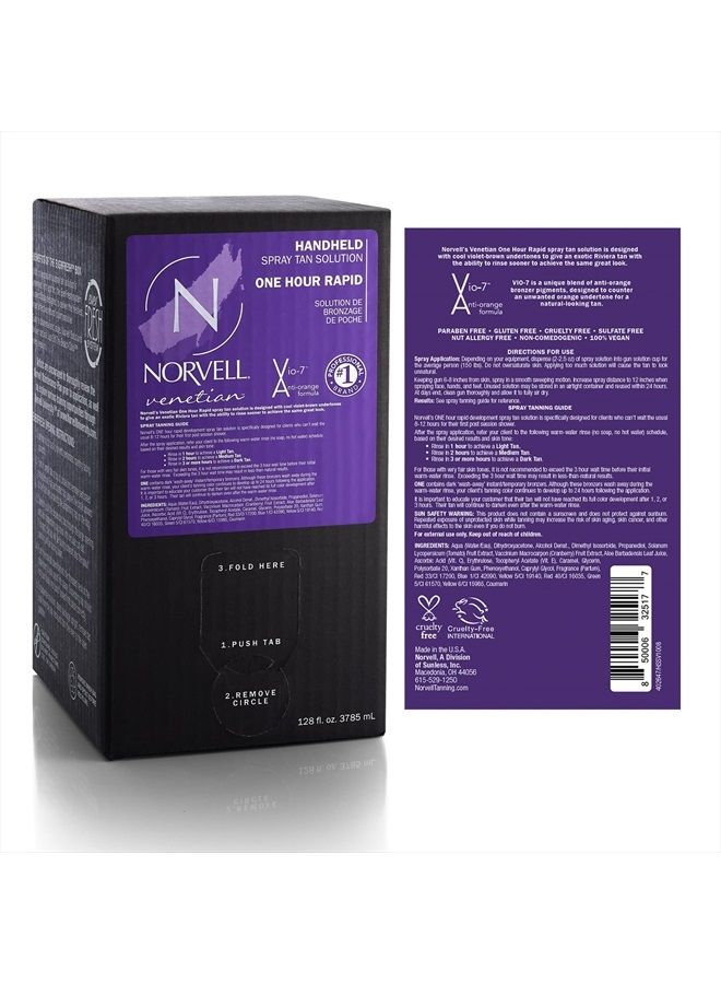 norvell Premium Professional Sunless Tanning Spray Tan Solution - Venetian One, 1 Gallon/128 fl.oz. - Image 2