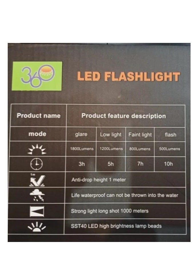 360 Excellent Rechargeable Detector