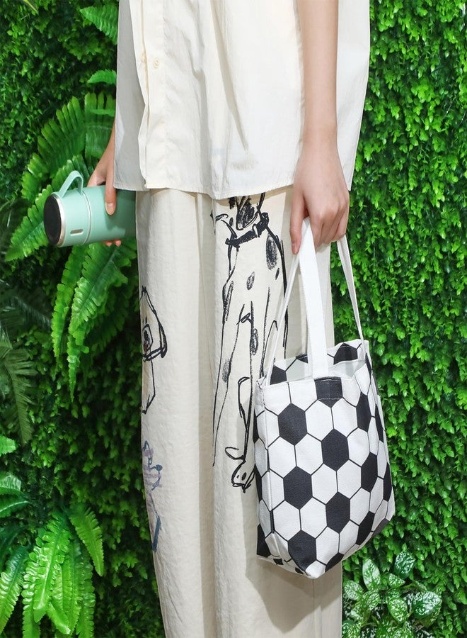 حقيبة كرة قدم SilTriangle مكونة من 12 قطعة، حقيبة قماشية لكرة القدم، حقيبة أطفال، حقيبة يد مزدوجة الجوانب للشاطئ بمقابض، مناسبة للرياضة، الحفلات، السفر، التسوق، أعياد الميلاد، والفعاليات المجتمعية. - Image 3