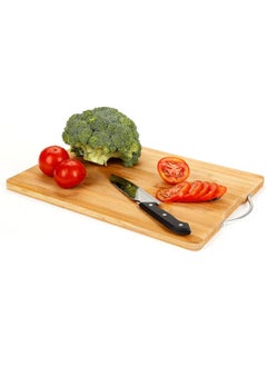 Lukadah Wood Cutting Board for Kitchen - Reversible Bamboo Cutting Board, Bamboo Cutting Boards for Kitchen, Extra Large Wood Cutting Board with Deep Juice Groove and Handle Heavy Duty Chopping board | 34cm x 24cm  - Image 5