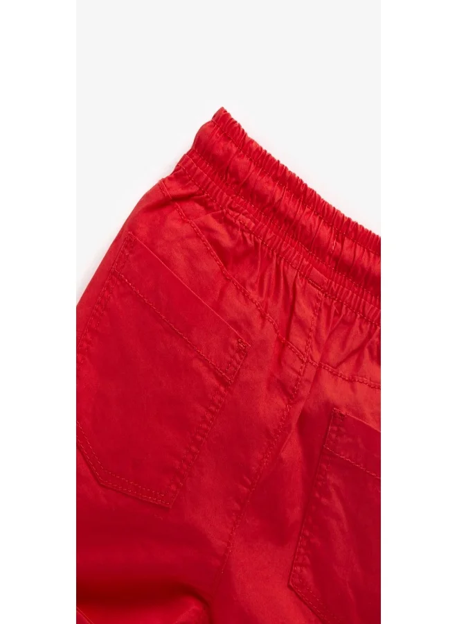 mothercare Red Poplin Shorts