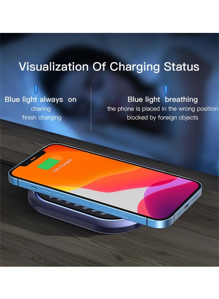 Yesido DS14 Competitive Price Ultra Light Wlastic Wireless Charger Plates - Black