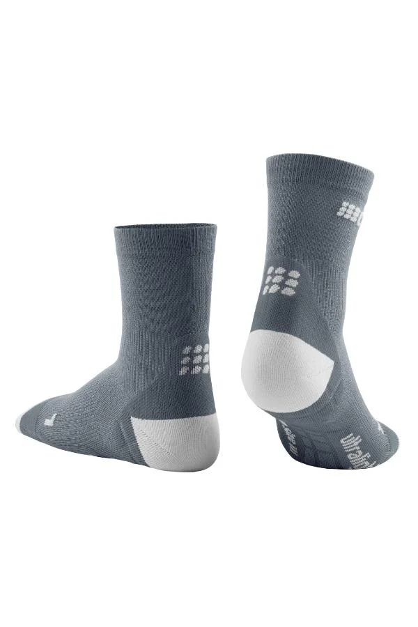CEP CEP - Ultralight Compression Socks Mid Cut Grey/Light Grey Women