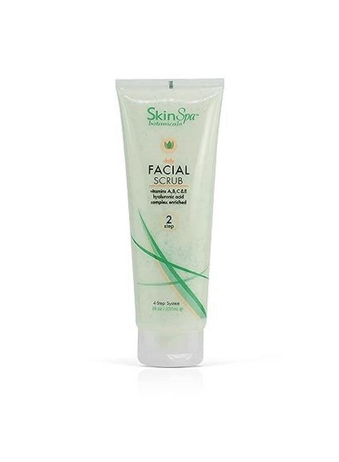 skinspa Skin Spa Exfoliating Face Wash Scrub Aloe Vera 8 Oz Exfoliates And Removes Dead Skin Made With Pumice Infused With Hyaluronic Acid Amino Acids Comfrey Extract Retinol Vitamin A C E  - Image 1