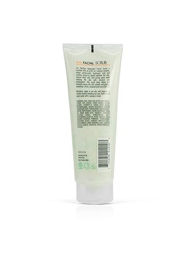 skinspa Skin Spa Exfoliating Face Wash Scrub Aloe Vera 8 Oz Exfoliates And Removes Dead Skin Made With Pumice Infused With Hyaluronic Acid Amino Acids Comfrey Extract Retinol Vitamin A C E  - Image 2