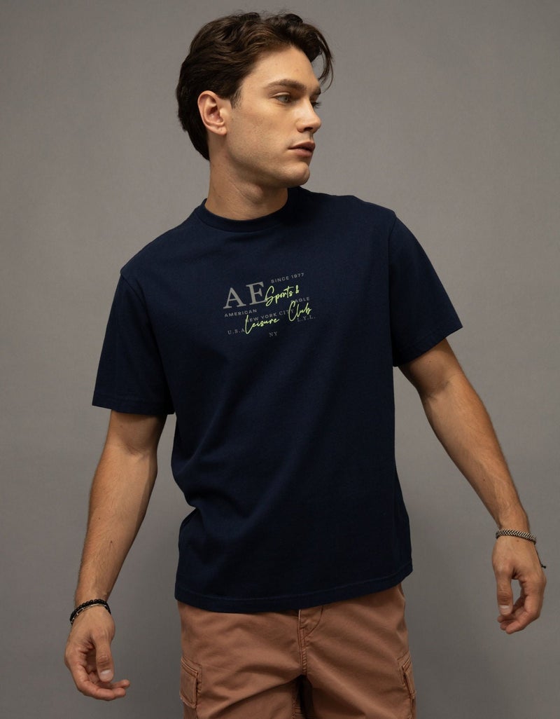 American Eagle AE Standard Fit Graphic T-Shirt - Image 1
