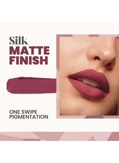 Mars Silk Matte Long Lasting Lipstick ; Smooth Application ;Transferproof & Smudge Proof ; Highly Pigemented Lipstick For Women (07Pretty Pink)  - Image 4