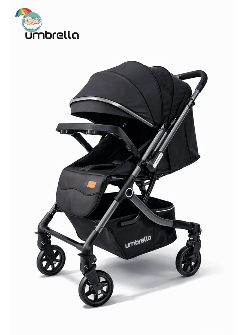 امبريلا عربية اطفال موف فاست من امبريلا دراع قلاب وطاوله طعام وبها يد ترولي - Image 1