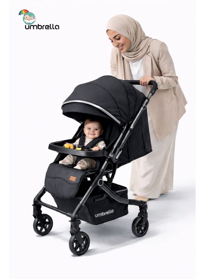 امبريلا عربية اطفال موف فاست من امبريلا دراع قلاب وطاوله طعام وبها يد ترولي - Image 2