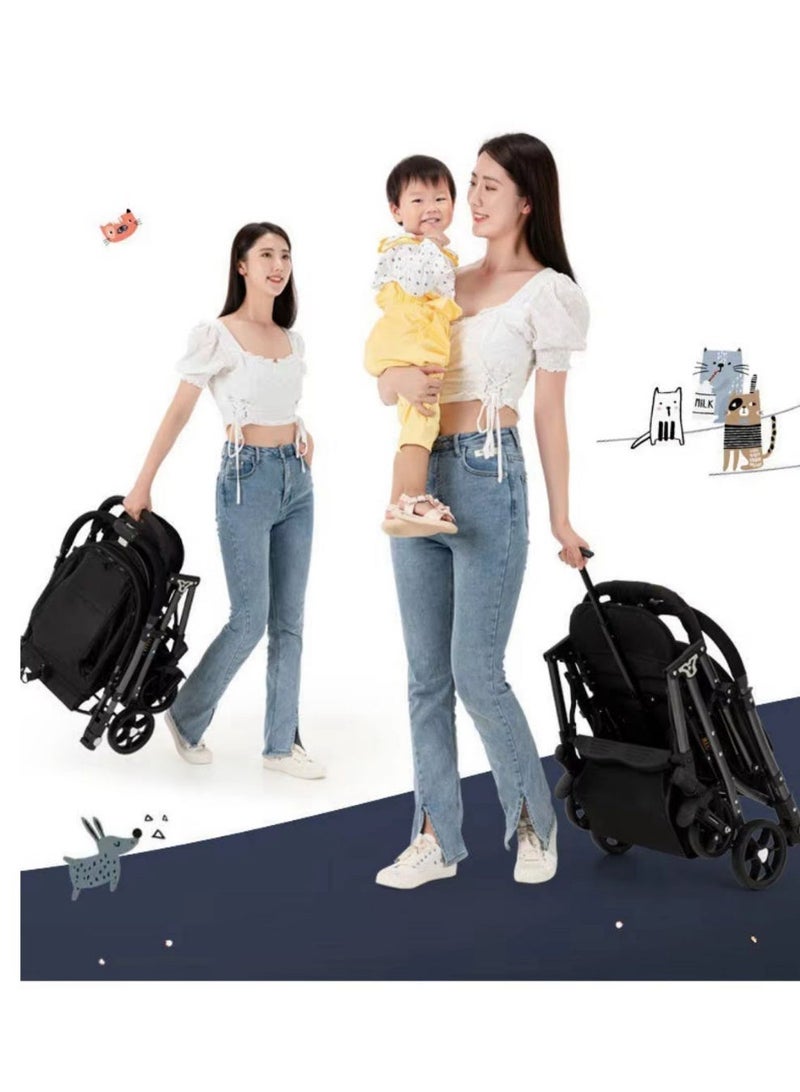 امبريلا عربية اطفال موف فاست من امبريلا دراع قلاب وطاوله طعام وبها يد ترولي - Image 3