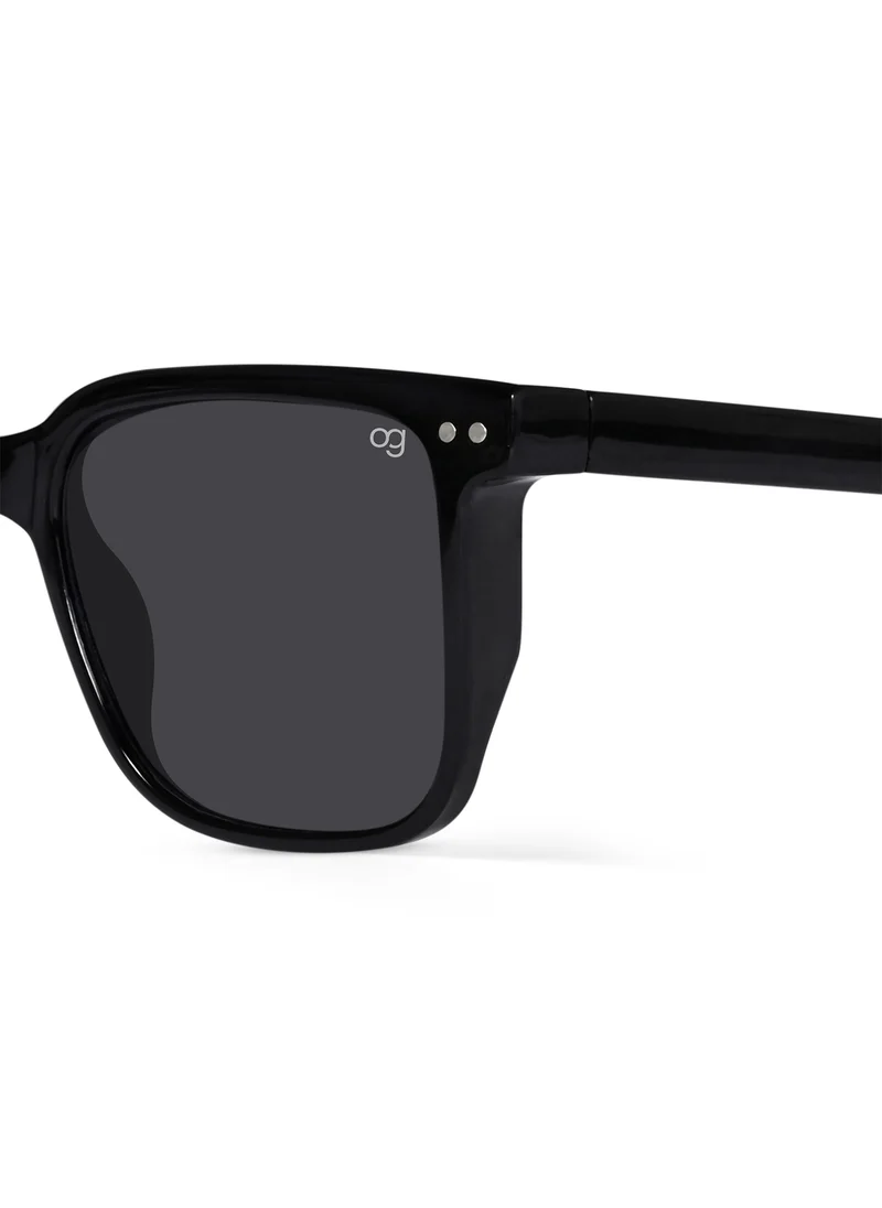 Woggles Mythic Black Square sunglasses