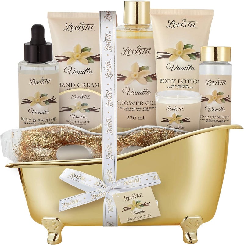 LOVESTEE Vanilla Bath & Body Spa Gift Set - Image 1