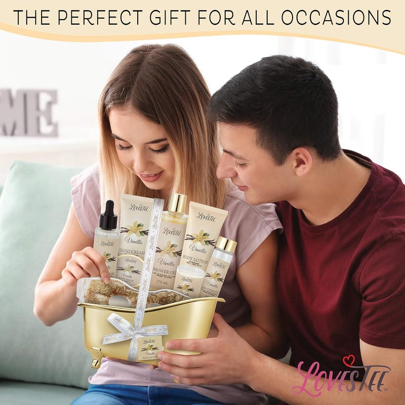 LOVESTEE Vanilla Bath & Body Spa Gift Set - Image 3