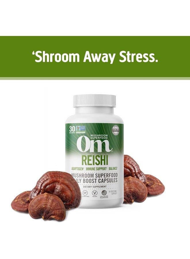 OM Reishi Mushroom Superfood 90Vcaps - Image 1