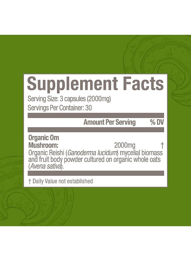 OM Reishi Mushroom Superfood 90Vcaps - Image 3