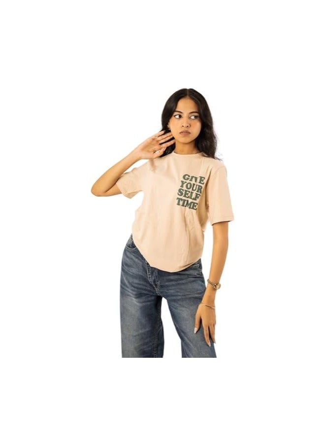 Mosca Women's Wear Give Yourself Printed Short Sleeve Cotton T-Shirt - Image 2
