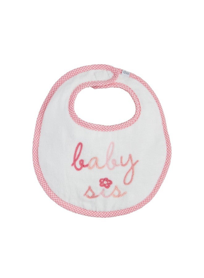 Mud Pie Children's Little Sister Bib; One Size Fits Most - Image 1