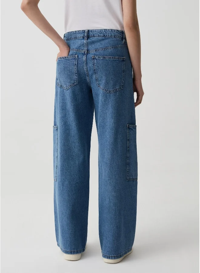 Ovs Wide-leg utility jeans
