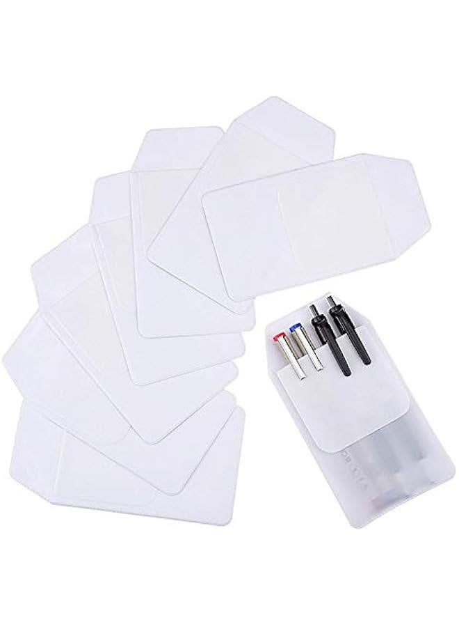 10PCS White Pocket Protector for Pen Leaks, for Office, School, Hospital, Business Conference - Image 1