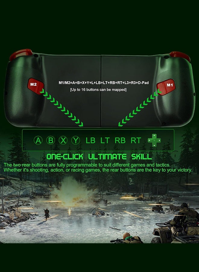 SUNDAREE وحدة تحكم الهاتف لدعم iPhone/Android، حافظة هاتف، وحدة تحكم ألعاب محمولة بتصميم مريح - لوحة ألعاب لاسلكية للألعاب السحابية واللعب عن بعد من PS - Image 4