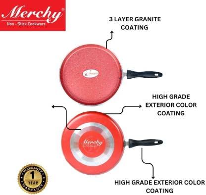 Merchy Aluminium Gas stove Non Stick Tawa - Image 3