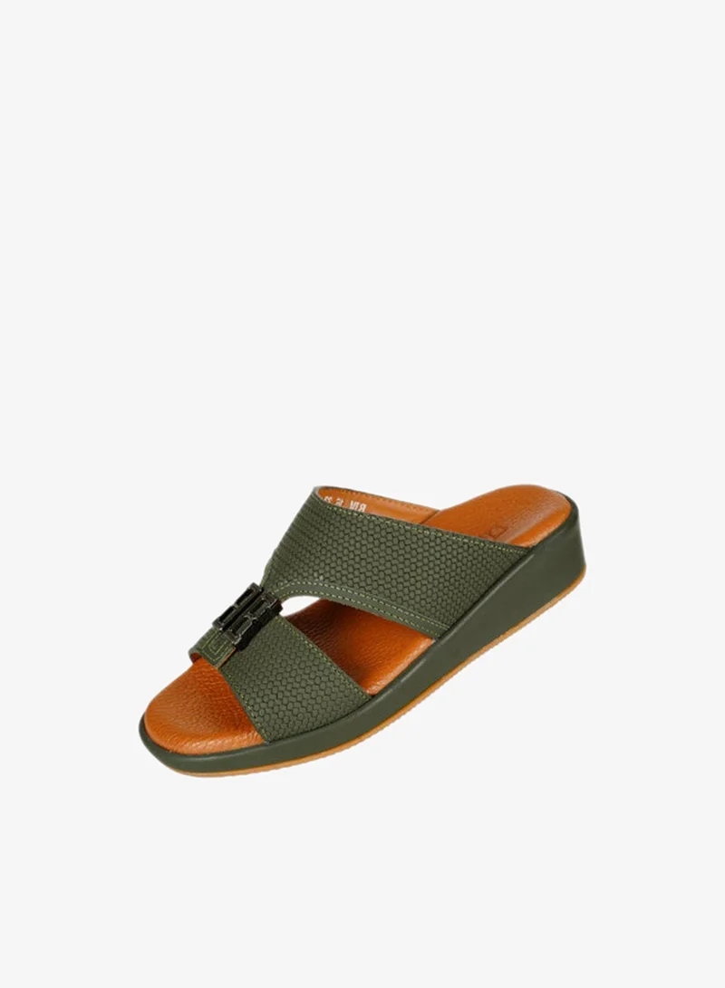 barjeel uno 008-3455 Barjeel Boys Arabic Sandals BBJM 16 Olive