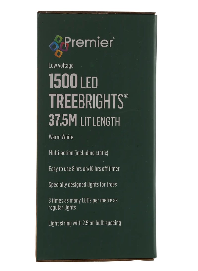 بريمير أضواء شجرة 1500 مصباح LED مع مؤقت (37.5 متر، أبيض دافئ)  - Image 4
