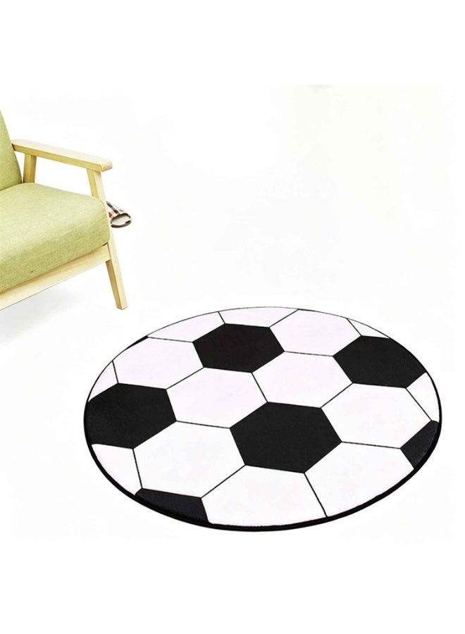 World Cup Play Mat,Round Soccer Rug Football Mat,Circular Area Rugs for Boys Bedroom,Kids Playroom Gamer Decor Soft Sport Themed Floor Carpet Bedside Entrance Matting - Image 1