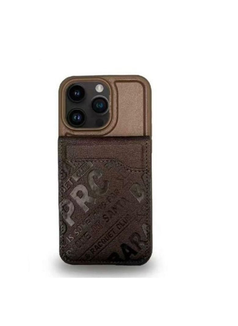 SANTA BARBARA POLO & RACQUET CLUB Timothy Genuine Leather Wallet Case for iPhone 15 Pro – Premium 2-in-1 Detachable Magnetic Wallet with Card Holder, Money Clipper, and Kickstand – Ultra Slim Protective Luxury Leather Case – Brown  - Image 1