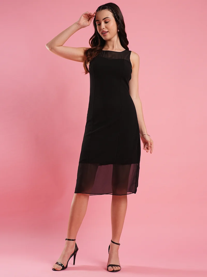 Women Georgette Sheath Dress