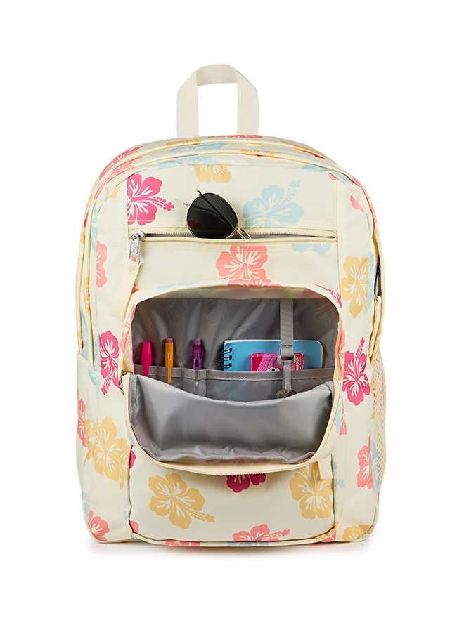 JANSPORT Big Student Large Laptop Backpack - Hibiscus Baby