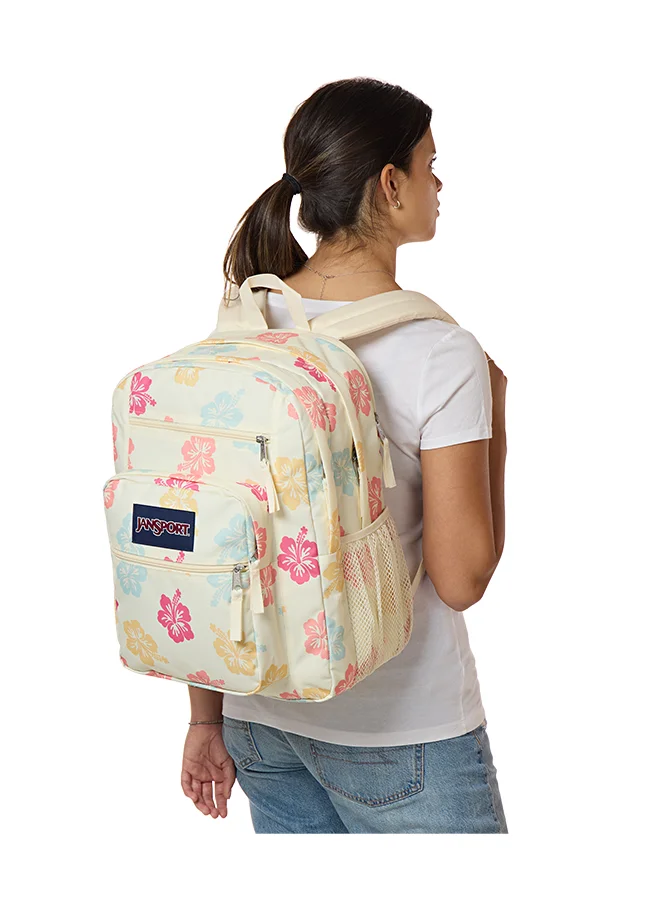 جان سبورت Big Student Large Laptop Backpack - Hibiscus Baby