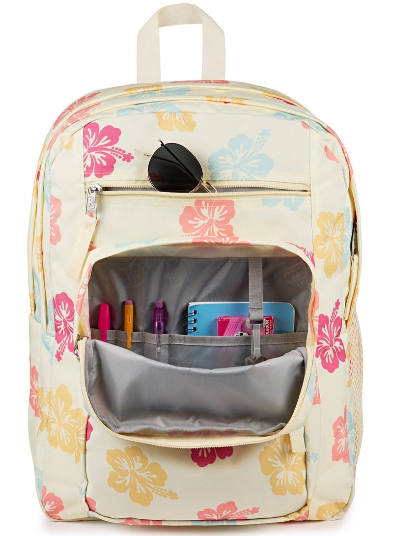 JANSPORT Big Student Large Laptop Backpack - Hibiscus Baby - Image 5