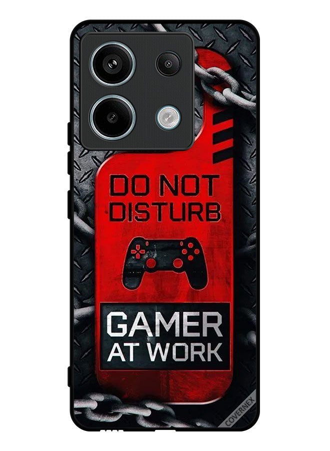 Covernex Protective Case Cover For Xiaomi Redmi Note 13 Pro Gamer At Work Wallpaper - Image 1